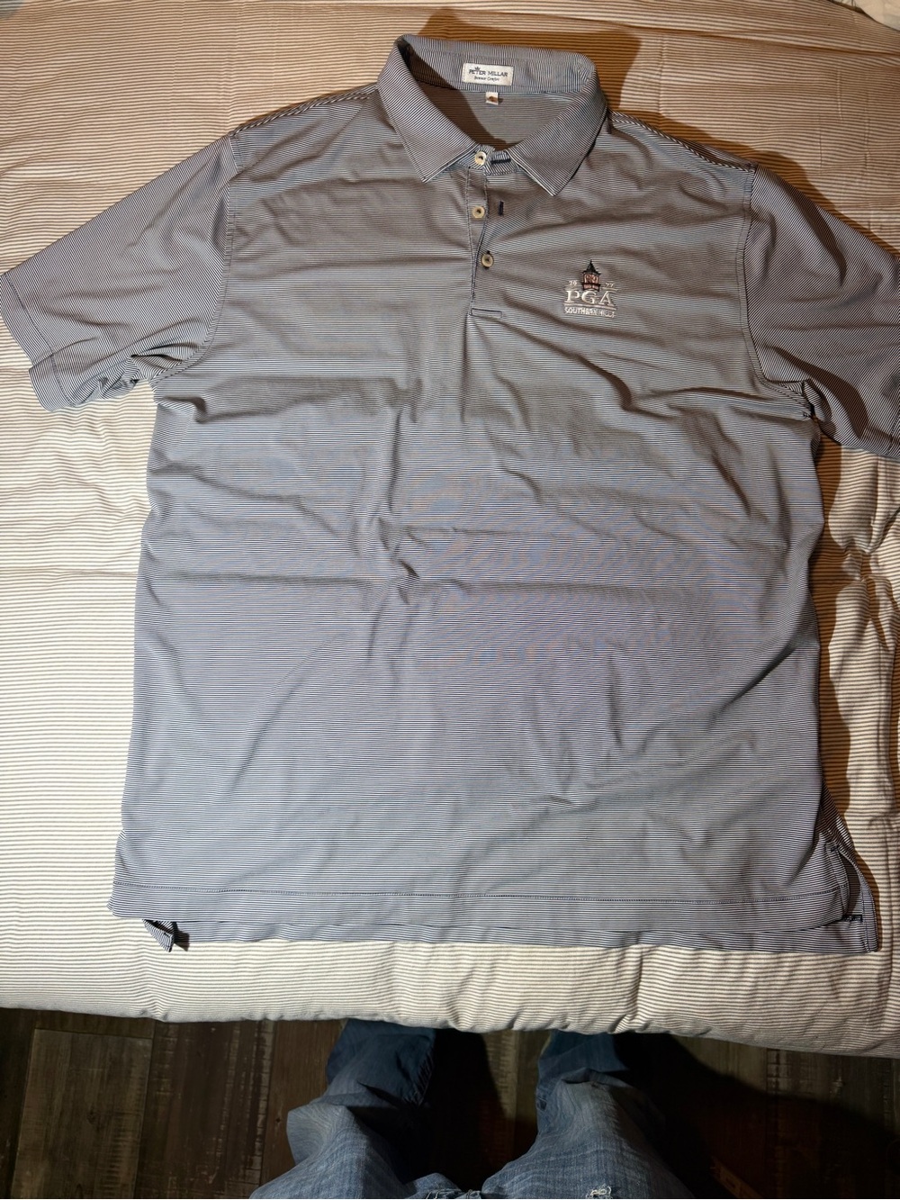 Peter Millar XL 2007 PGA Southern Hills Polo Worn Areas